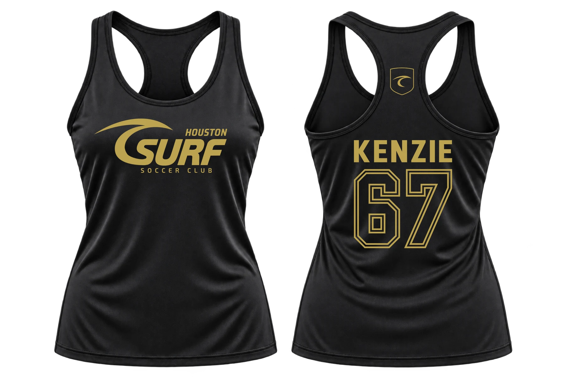 Surf Black/Gold Tank