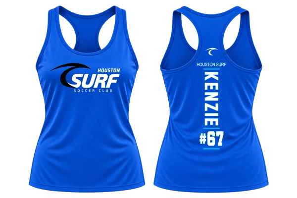 Surf Blue Tank w/"Player Info Spine"