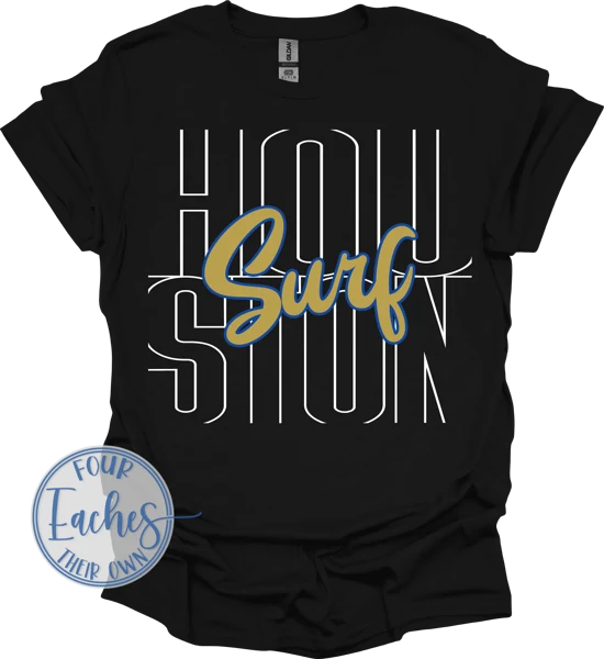 Surf Outline Gold/Blue